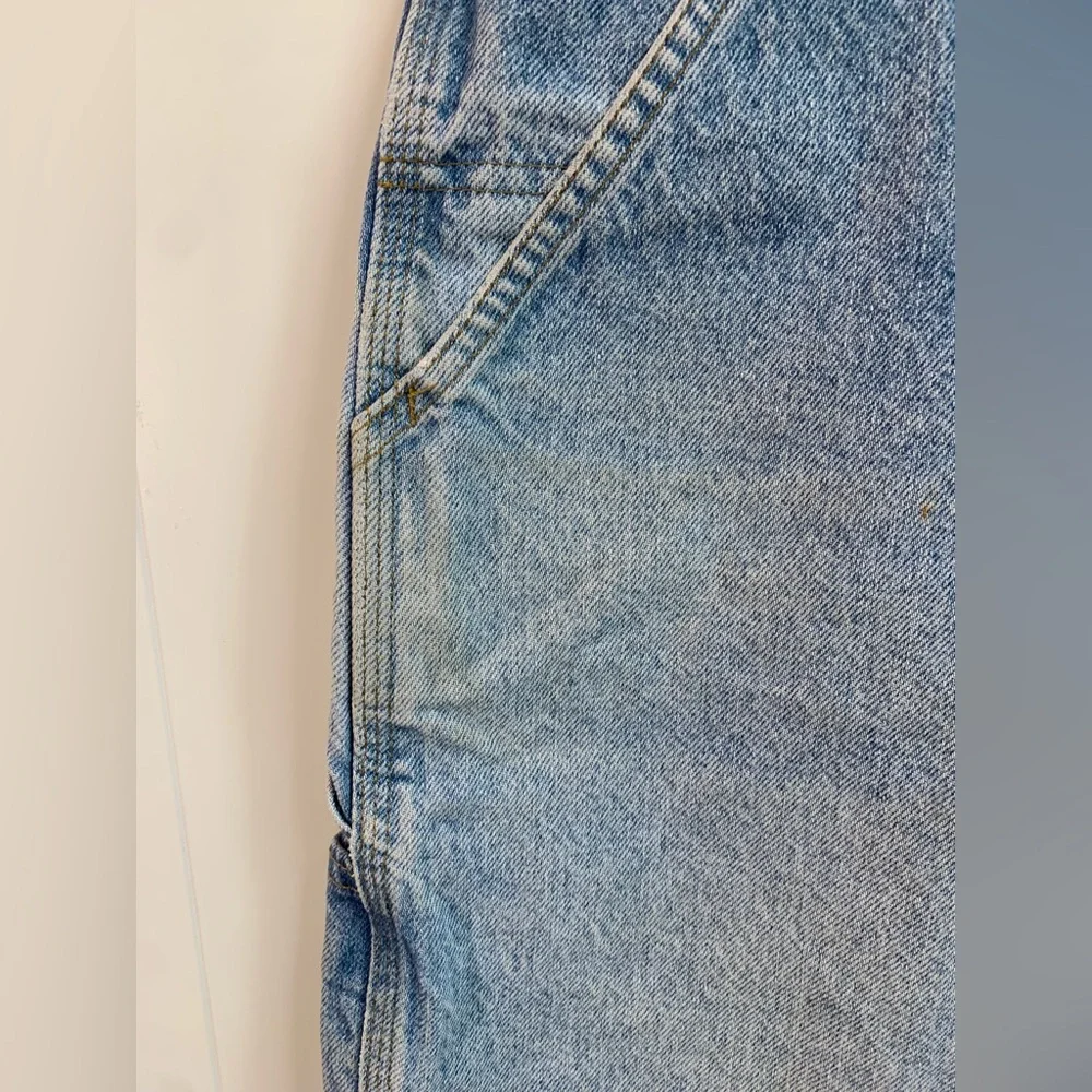 Vintage Carhartt Men's Blue‎ Denim Carpenter Shorts Size 40
